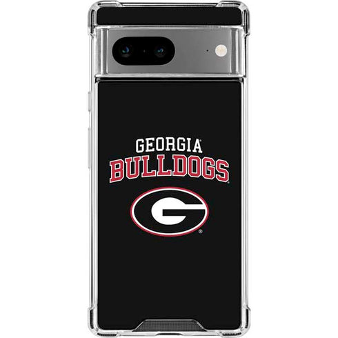 University of Georgia Bulldogs Google Pixel 7a Clear Case